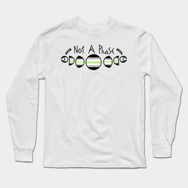 Not A Phase- Agender Long Sleeve T-Shirt by Beelixir Illustration